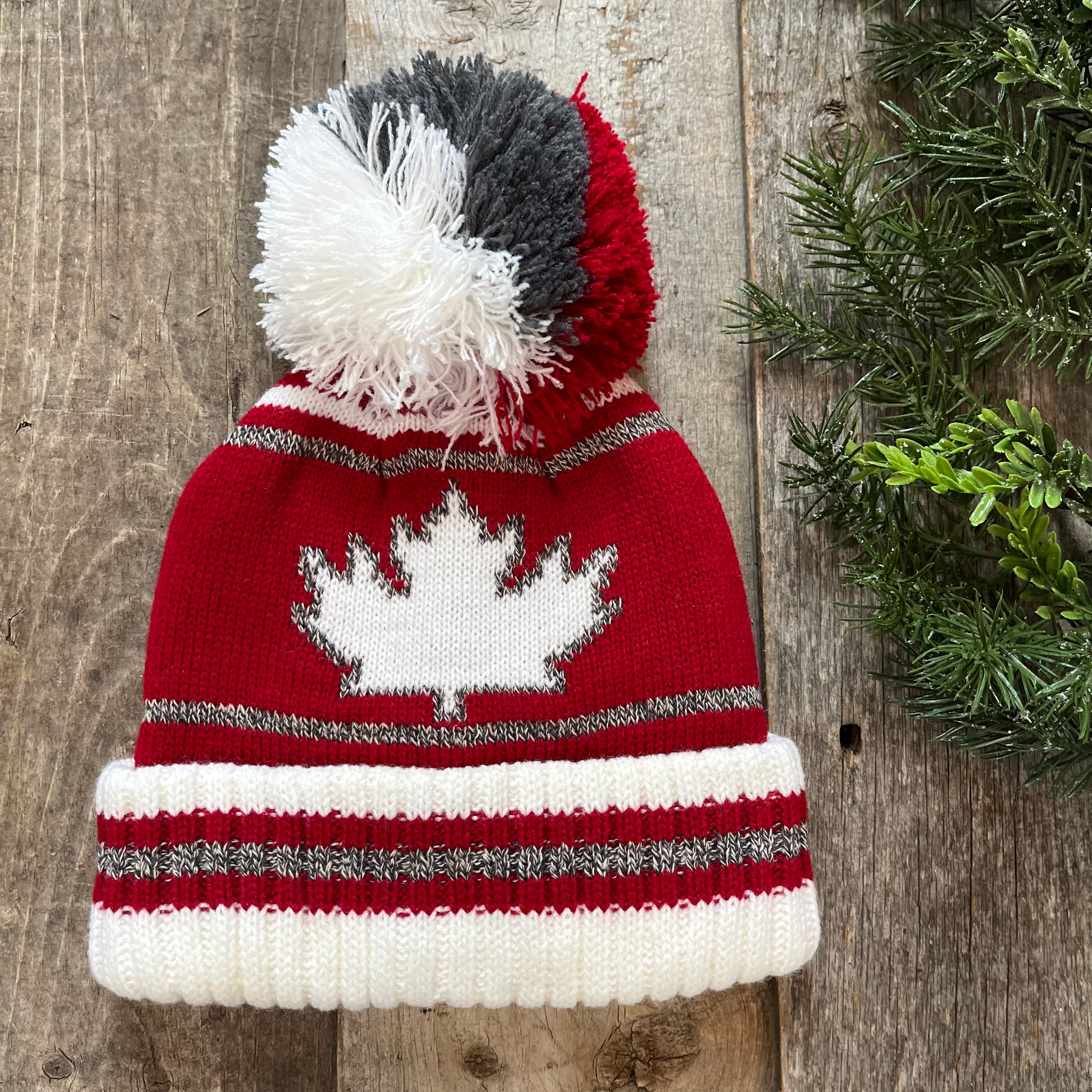 MAPLE LEAF KIDS TOQUE