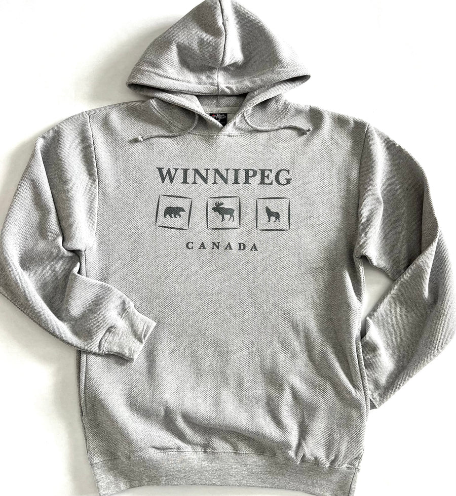 RETRO ICONS WINNIPEG TEXTURED HOODIE