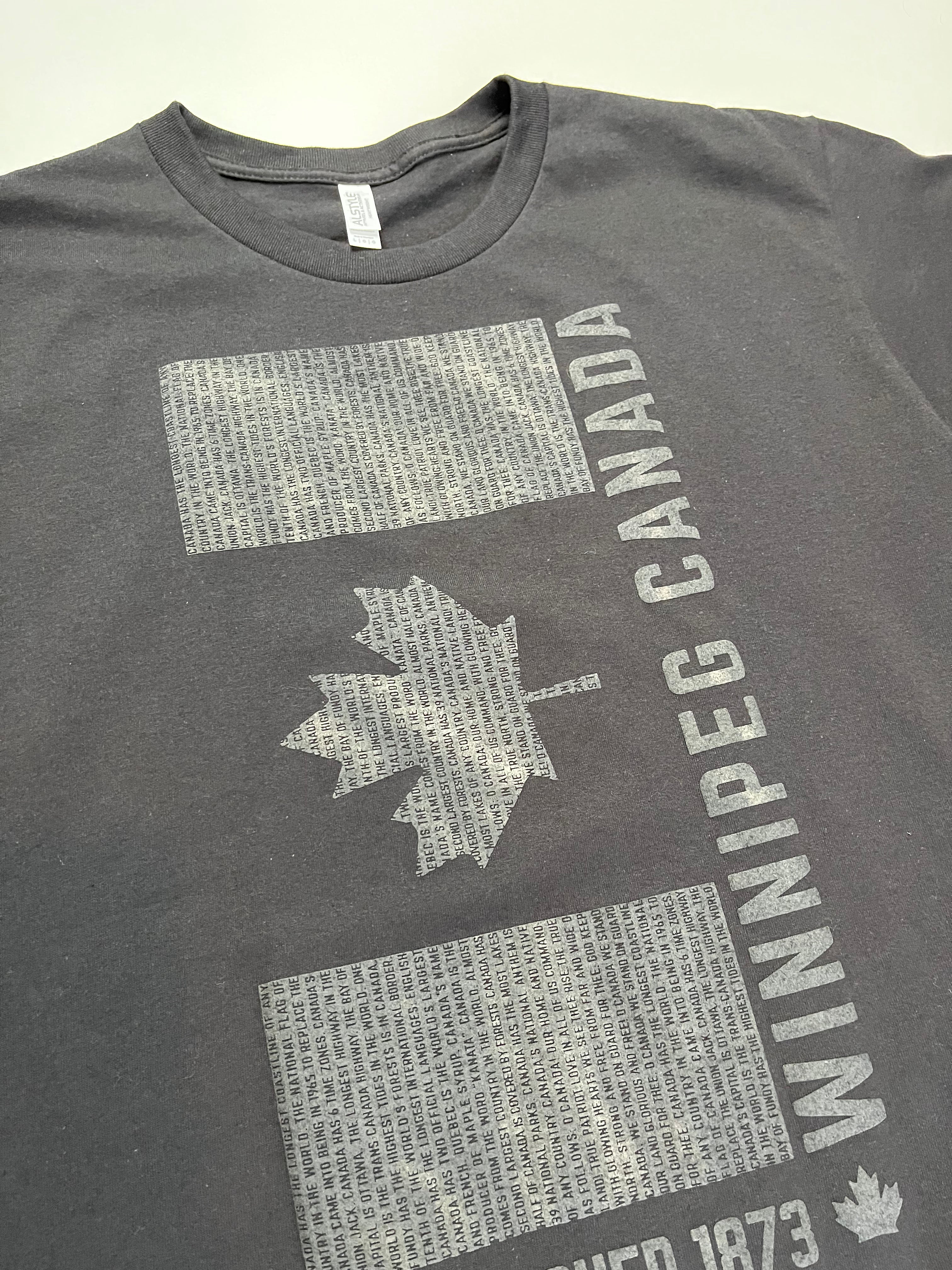 VERTICAL CANADA FLAG WINNIPEG TEE