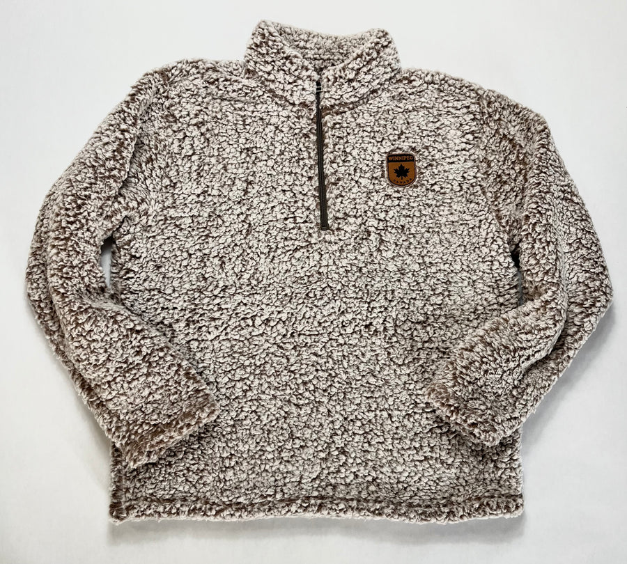 Sherpa half 2025 zip sweater