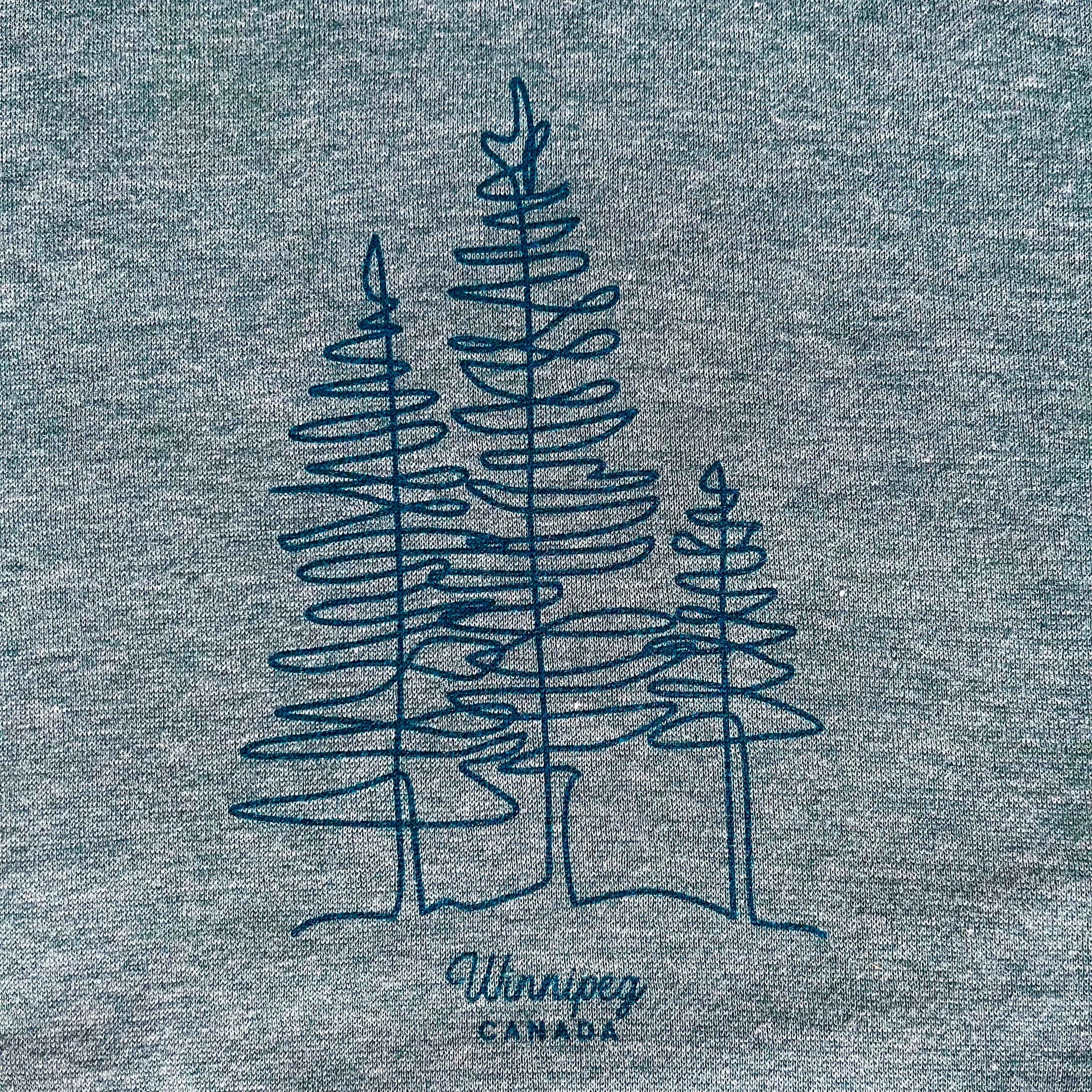 TREE OUTLINE WINNIPEG WOMENS CREWNECK