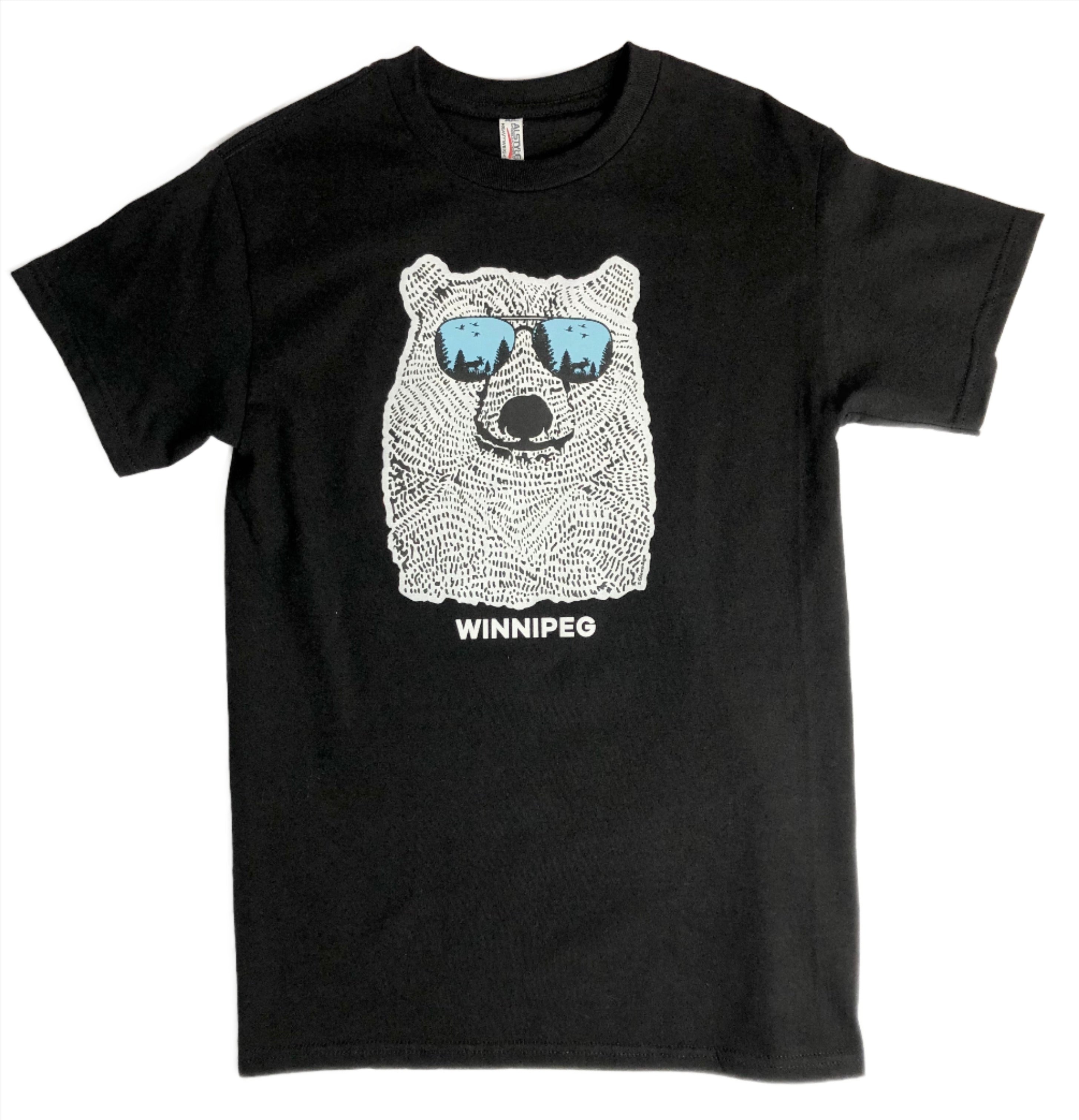 BEAR WEARING SHADES WINNIPEG TEE