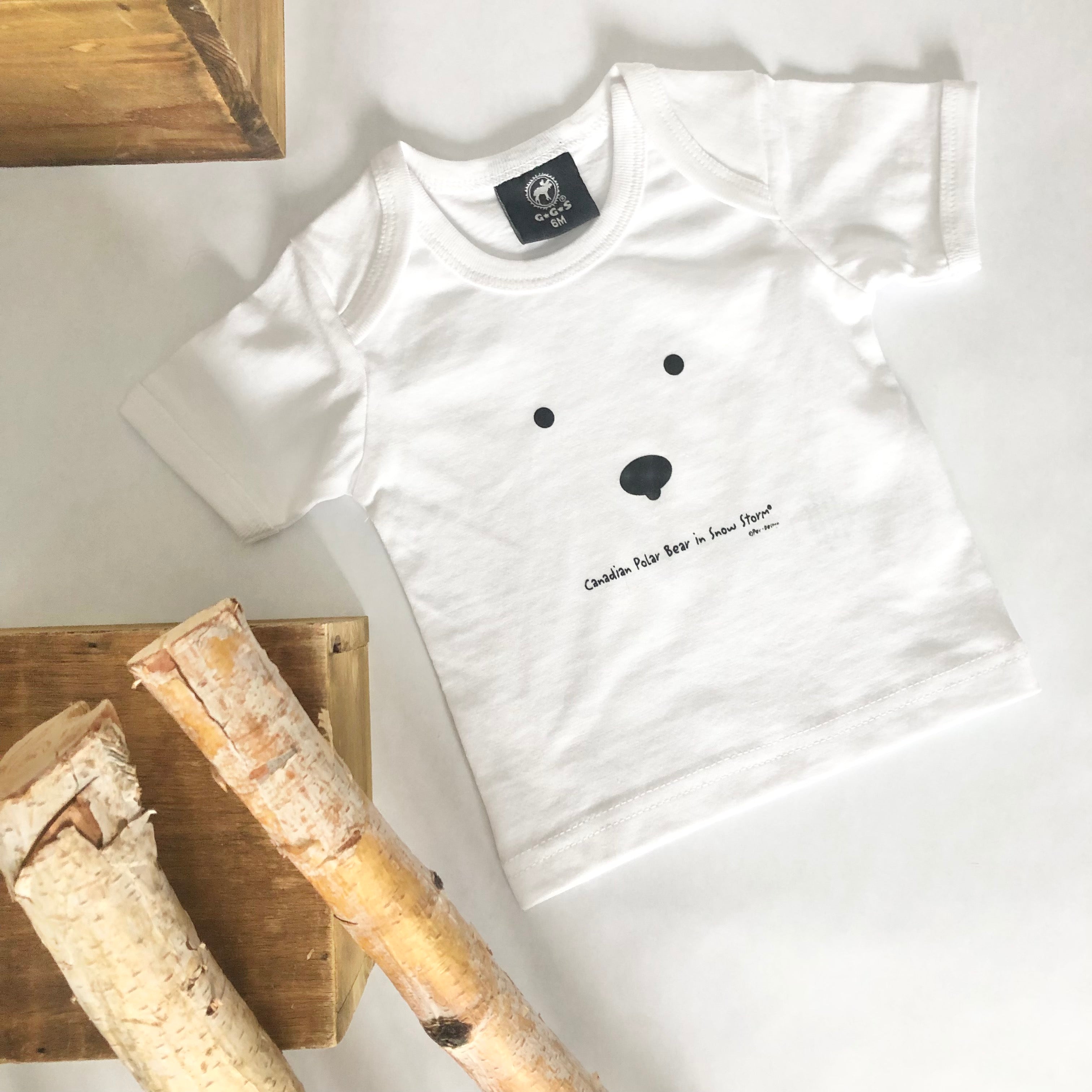 CANADIAN POLAR BEAR A SNOW STORM INFANT TEE