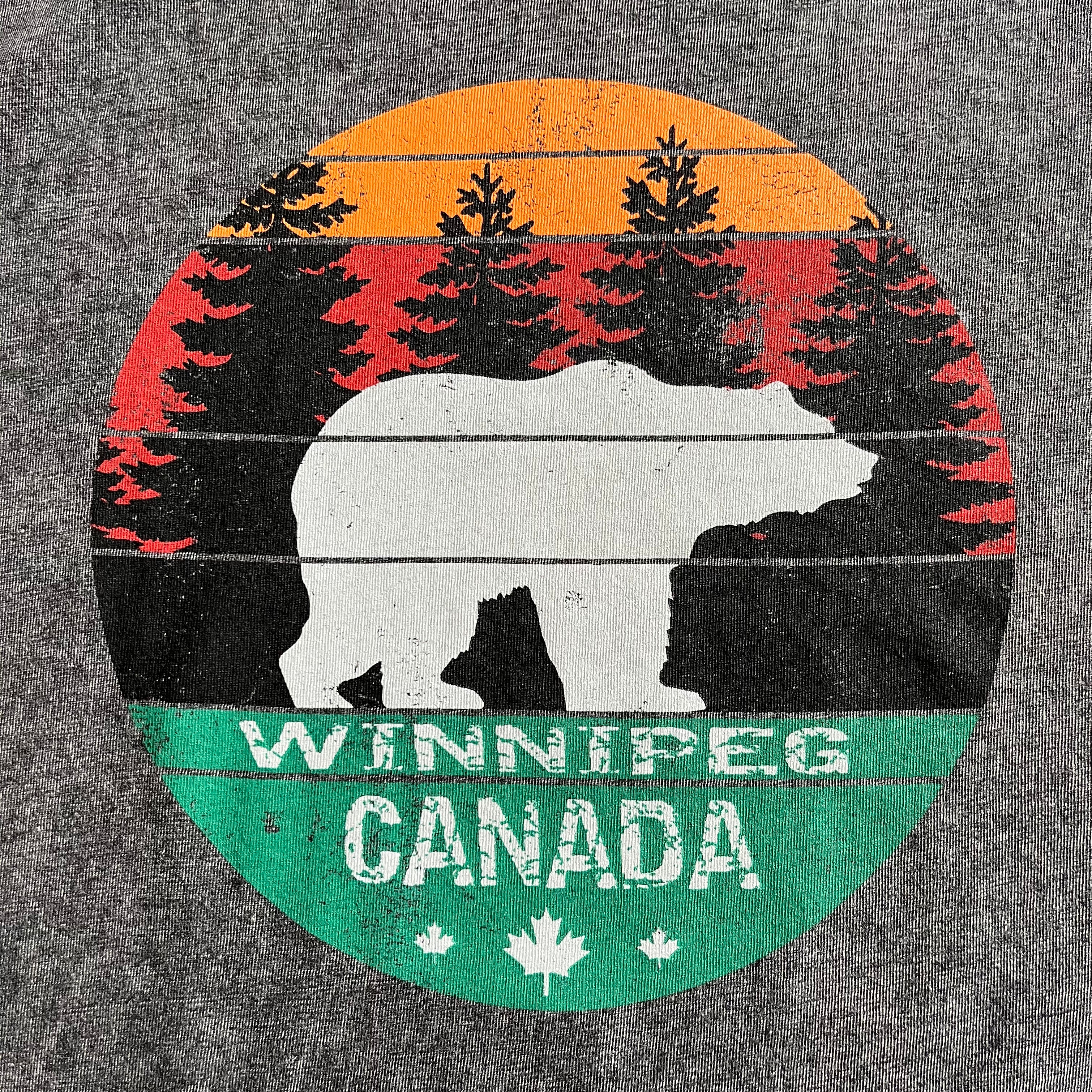 SUNSET BEAR WINNIPEG ACID WASH T-SHIRT