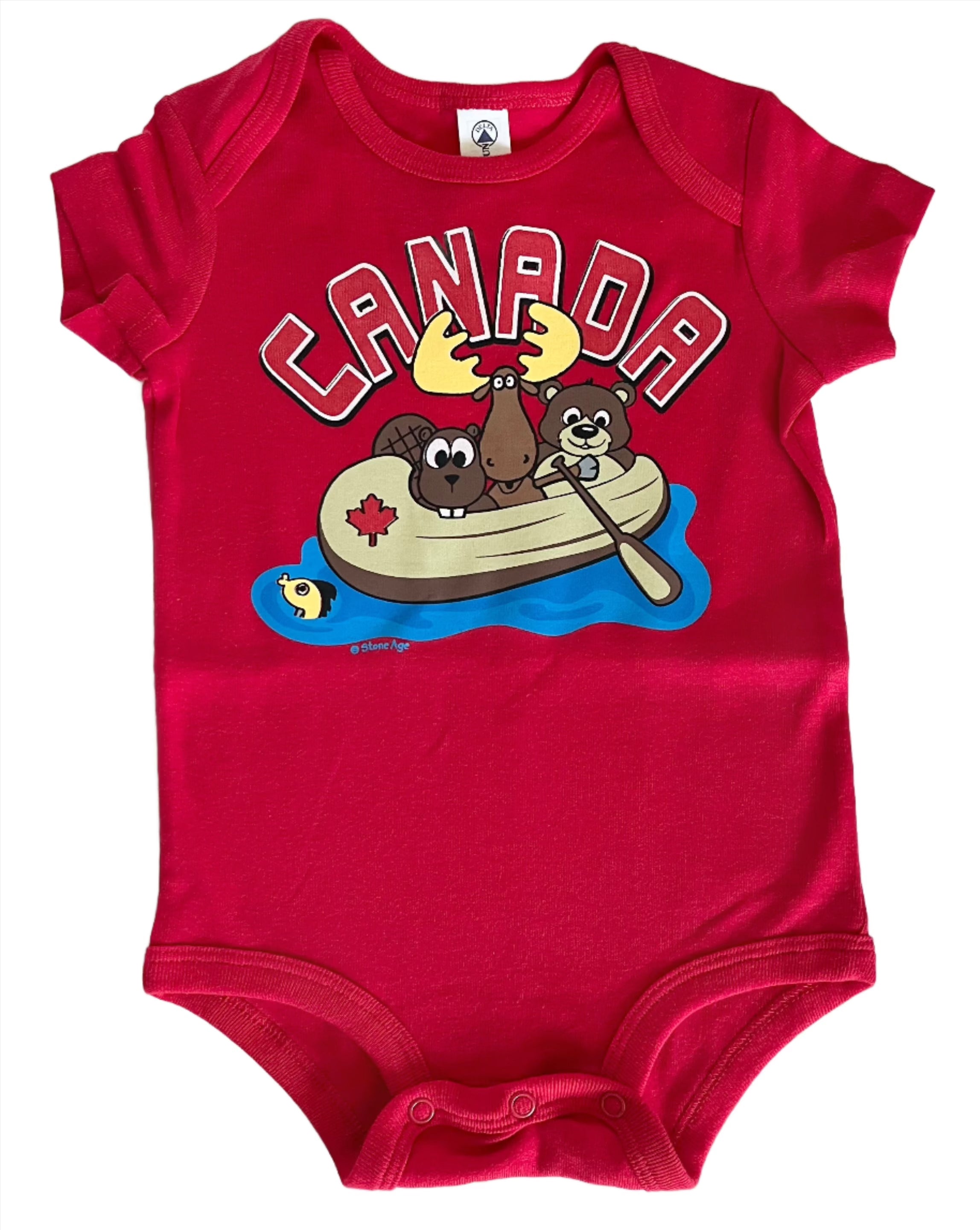 CANADA CANOE ONESIE