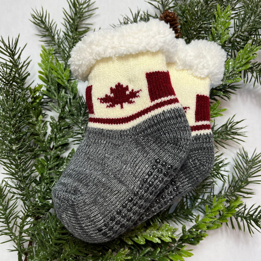 CANADA FLAG INFANT SOCKS