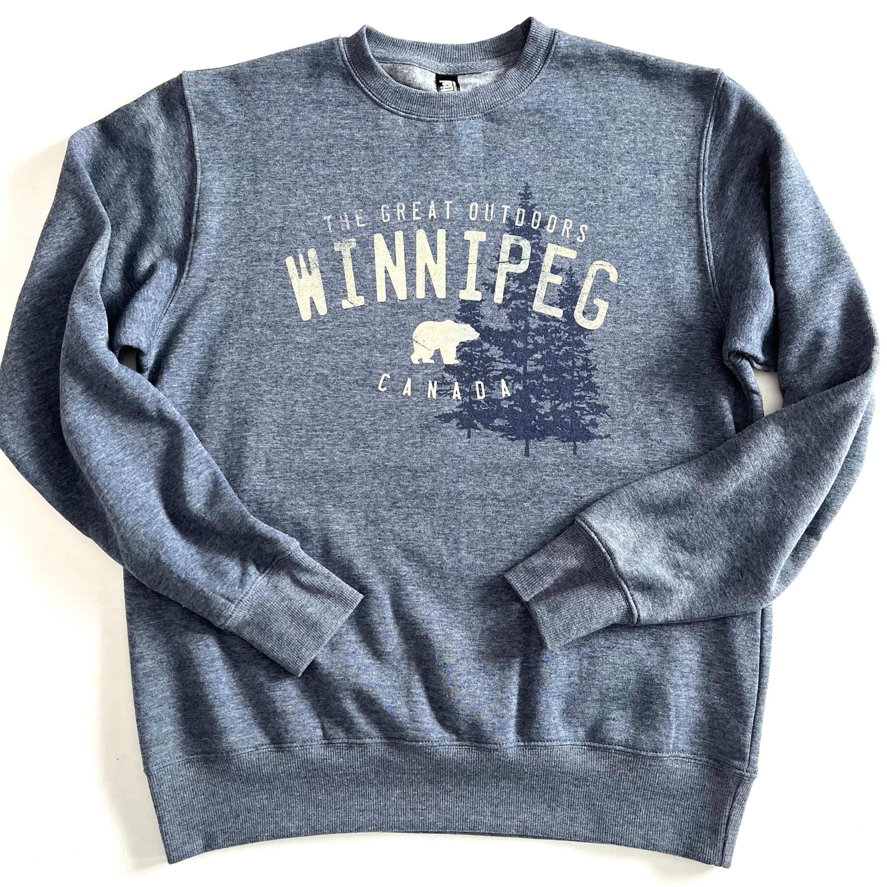 BEAR AND FIR TREES WINNIPEG CDA CREWNECK