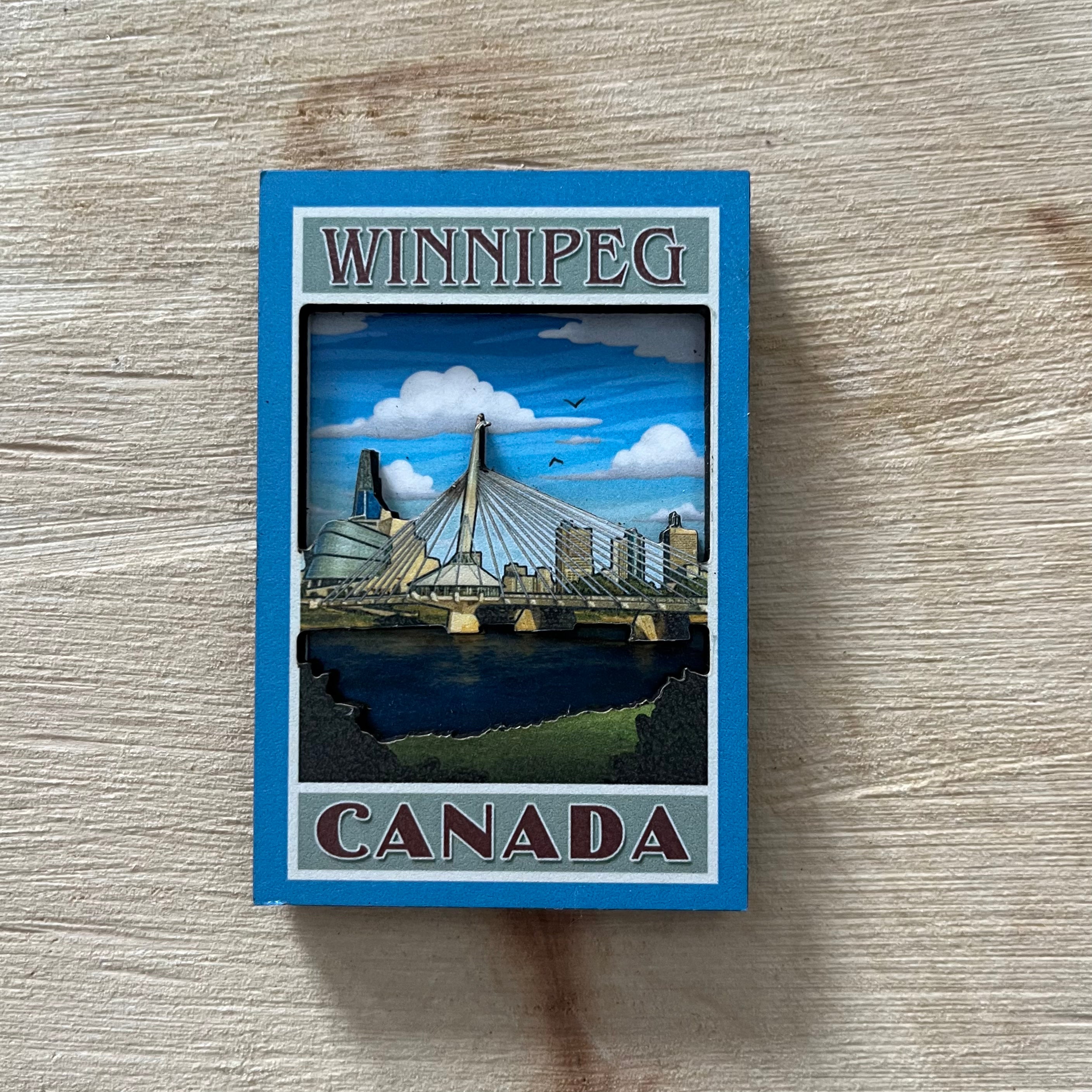 WINNIPEG SKYLINE MAGNET