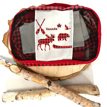 CANADA PLAID PACKING CUBES
