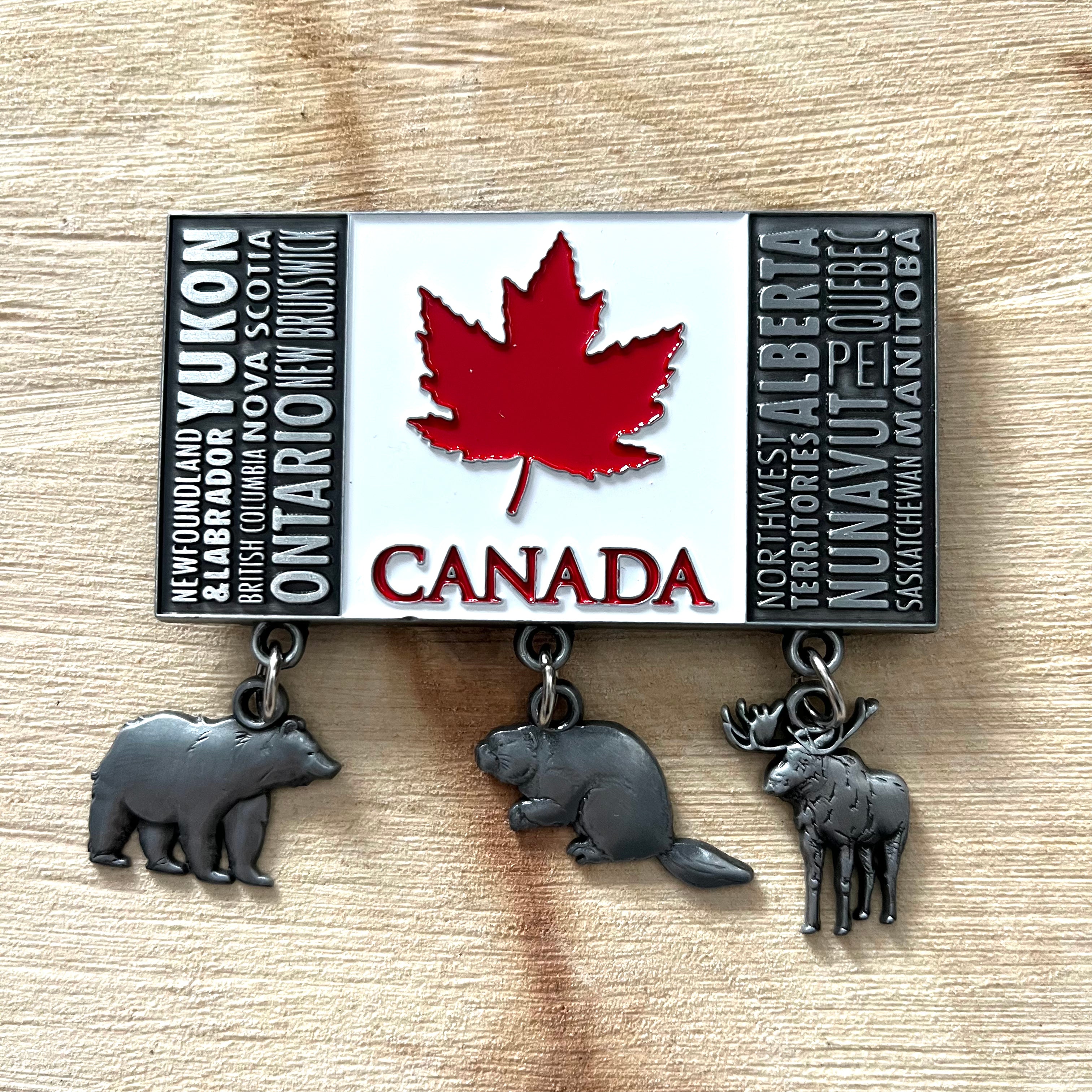 CANADA FLAG CHARM MAGNET