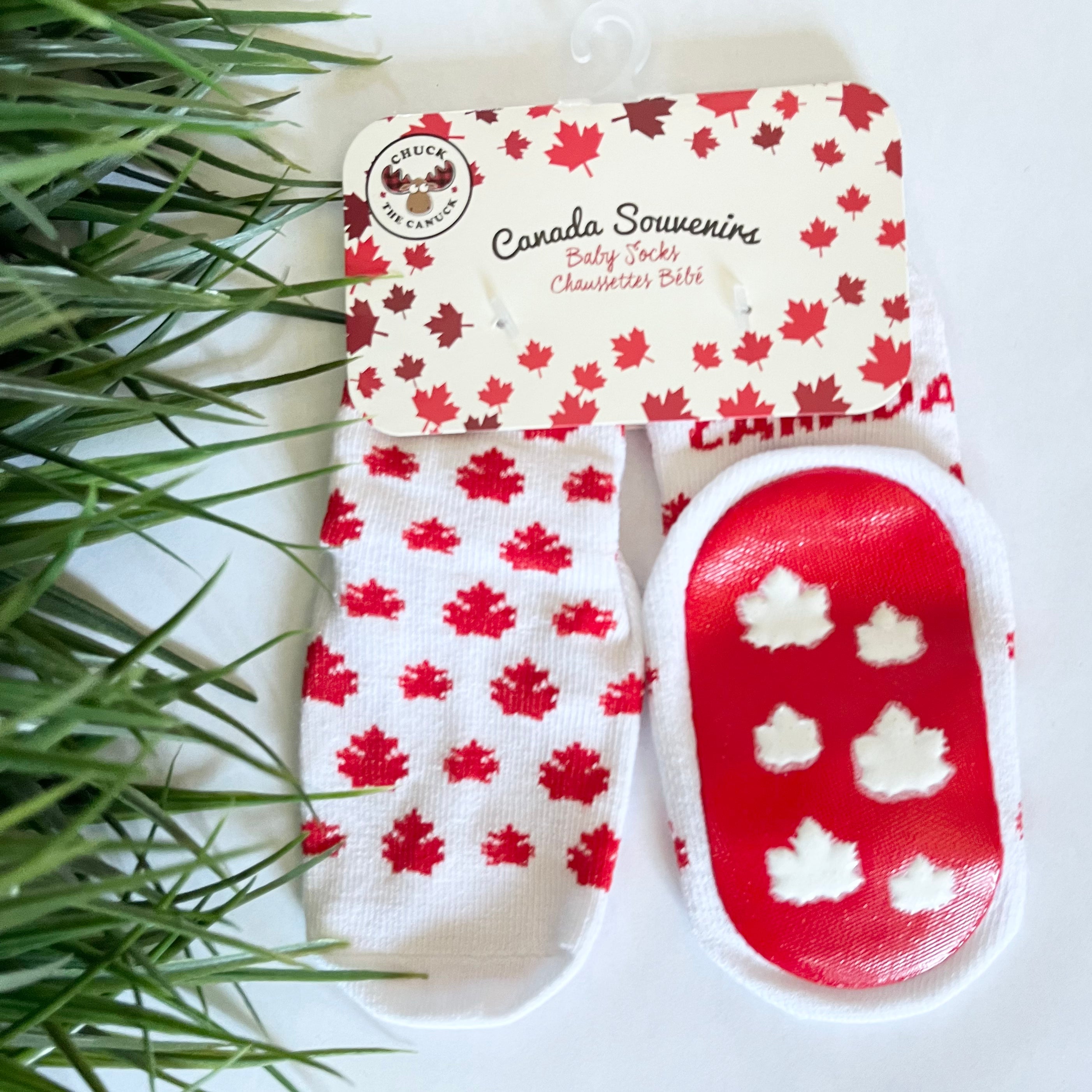 KIDS MAPLE LEAF SOCKS