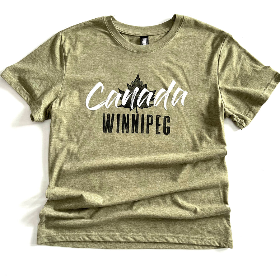 VINTAGE CANADA MAPLE LEAF WINNIPEG T-SHIRT